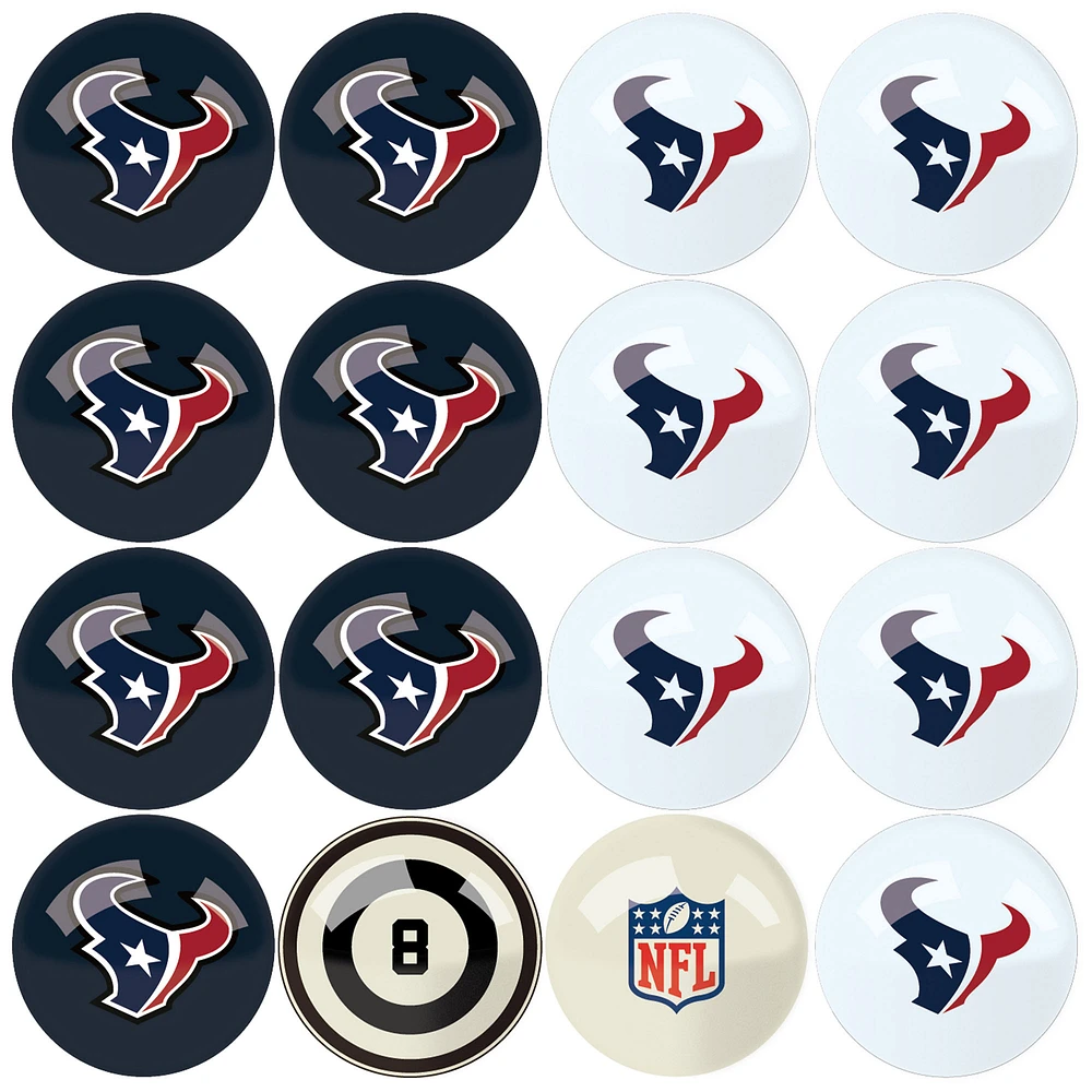 Imperial Houston Texans Billiard Ball Set with Numbers