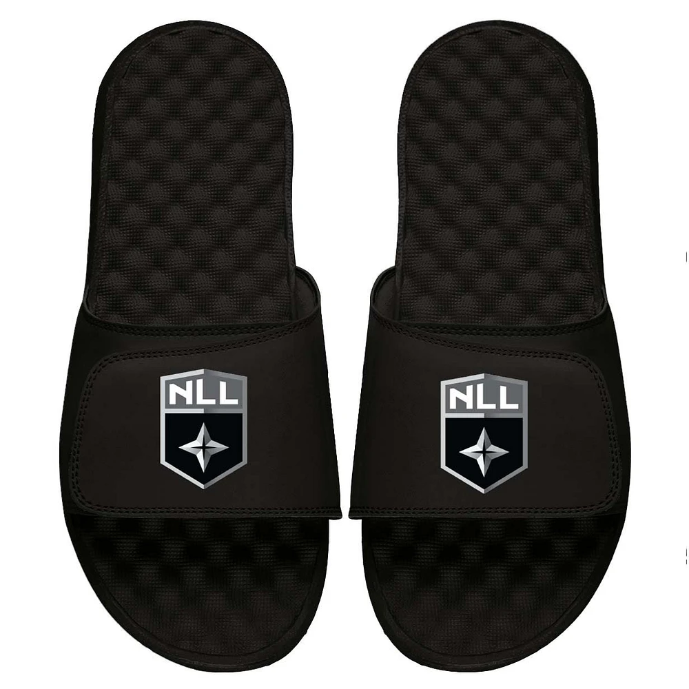 Youth ISlide Black NLL Primary Logo Slide Sandals