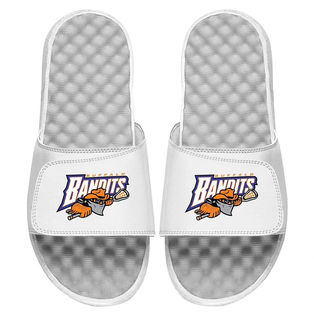 Men's ISlide White Buffalo Bandits Primary Logo Slide Sandals