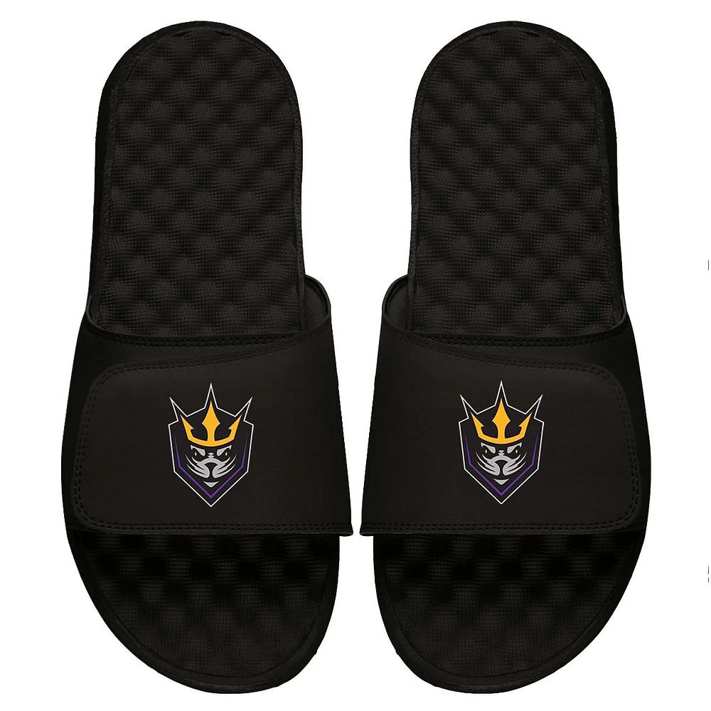 Men's ISlide Black San Diego Seals Primary Logo Slide Sandals
