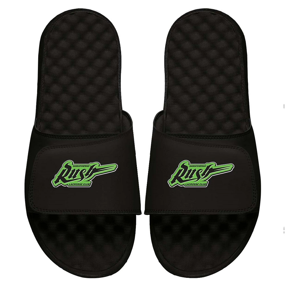 Men's ISlide Saskatchewan Rush Primary Logo Slide Sandals