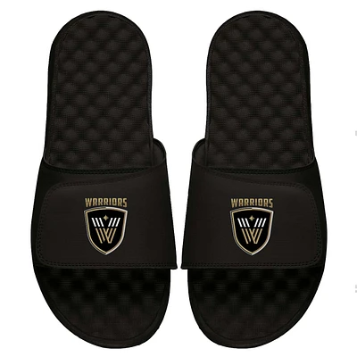 Men's ISlide Black Vancouver Warriors Primary Logo Slide Sandals