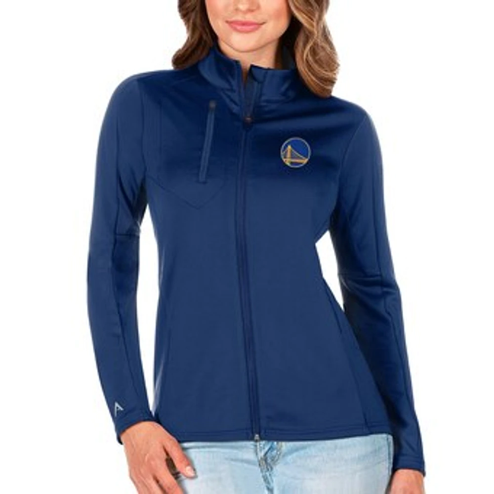 Women's Antigua Royal Golden State Warriors Generation Full-Zip Jacket