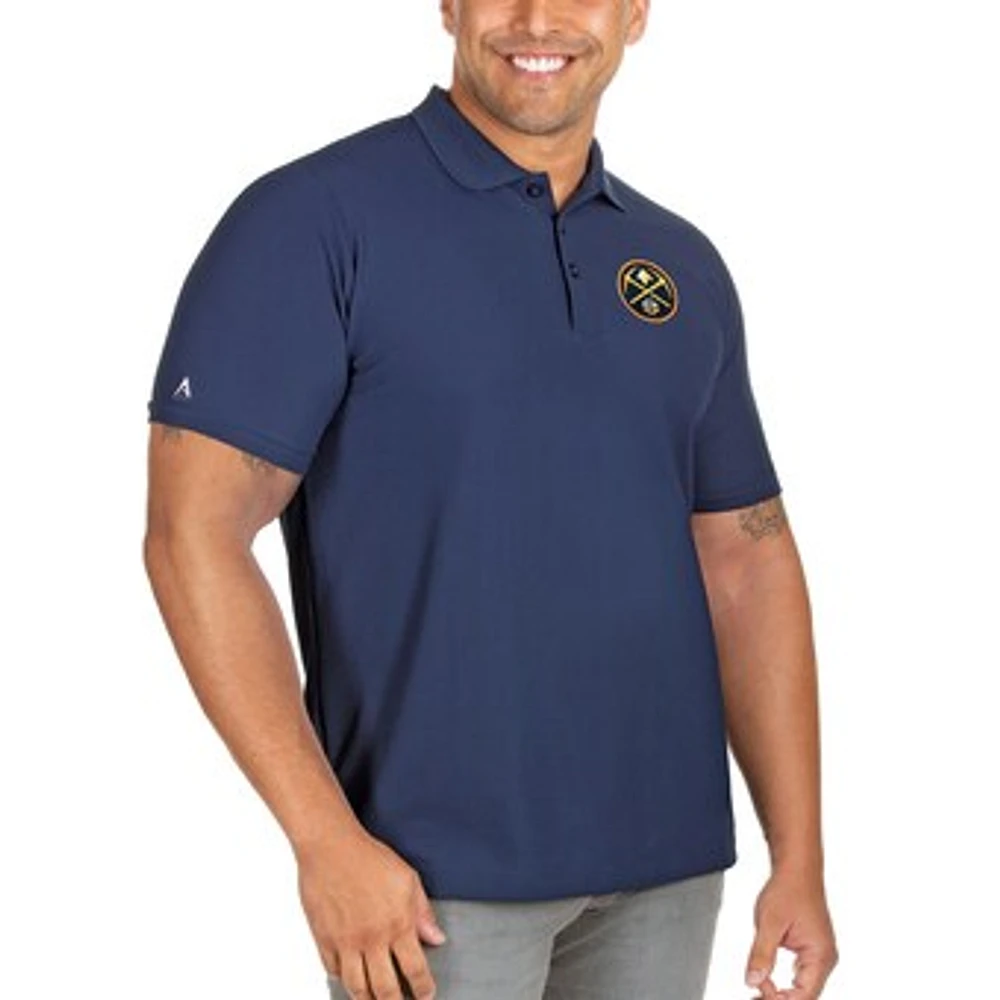 Men's Antigua Navy Denver Nuggets Big & Tall Legacy Pique Polo
