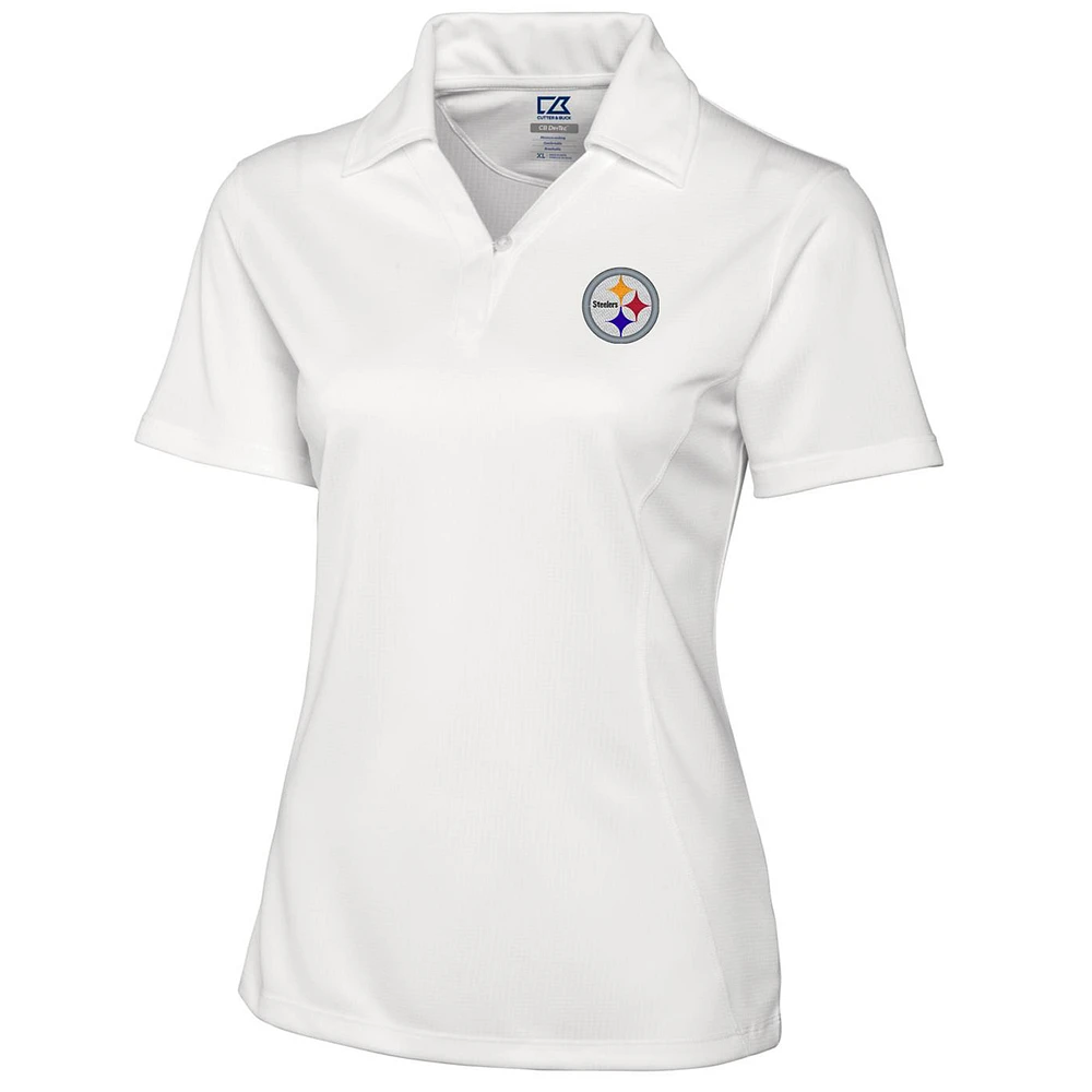 Women's Cutter & Buck Pittsburgh Steelers DryTec Genre Polo