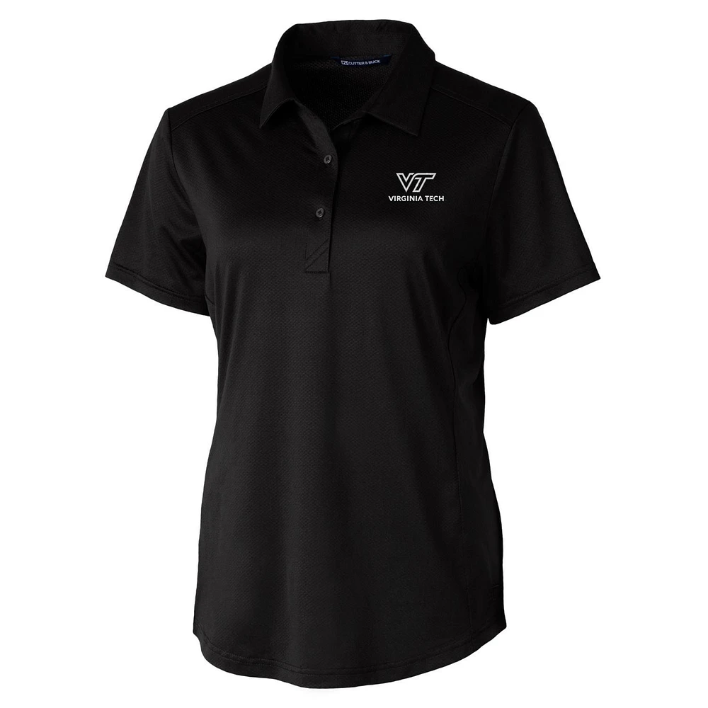 Women's Cutter & Buck Black Virginia Tech Hokies Prospect Polo