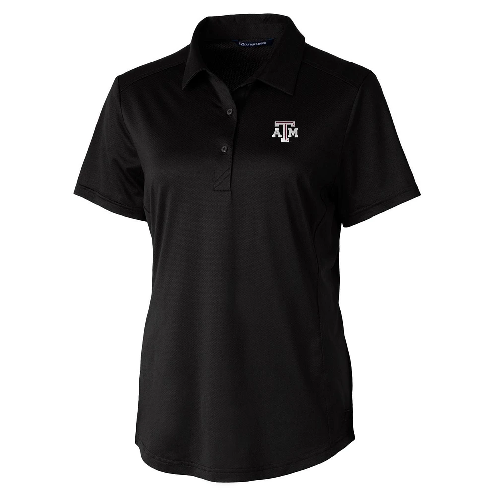 Women's Cutter & Buck Black Texas A&M Aggies Prospect Polo
