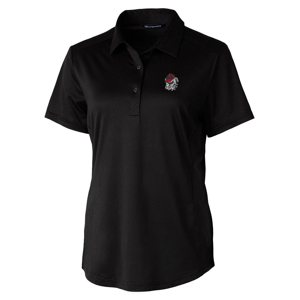 Women's Cutter & Buck Black Georgia Bulldogs Prospect Polo