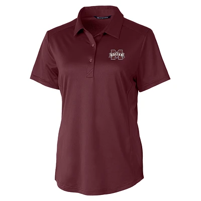 Women's Cutter & Buck Maroon Mississippi State Bulldogs Prospect Polo