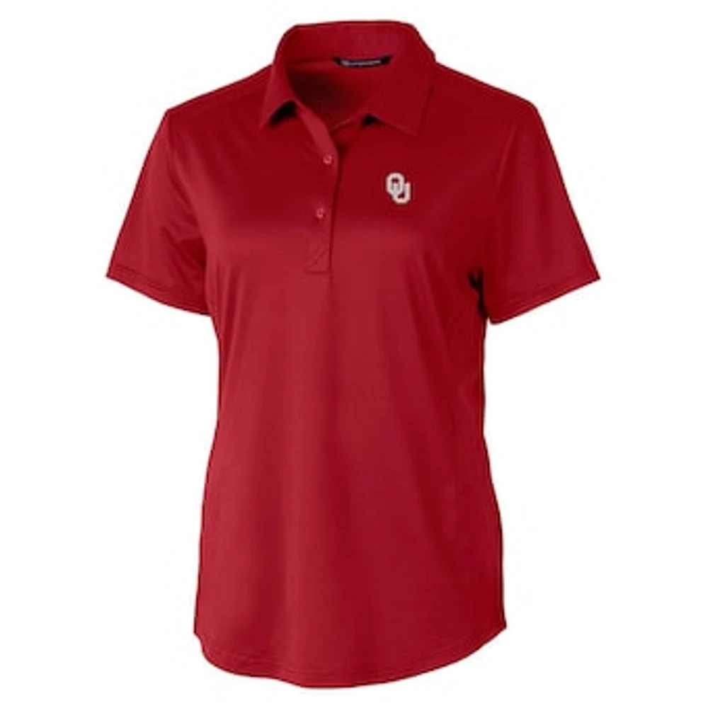 Women's Cutter & Buck Crimson Oklahoma Sooners Prospect Polo