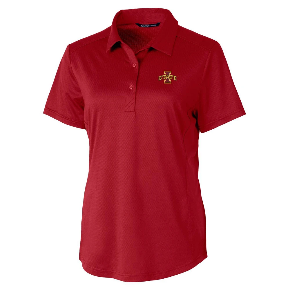 Women's Cutter & Buck Cardinal Iowa State Cyclones Prospect Polo