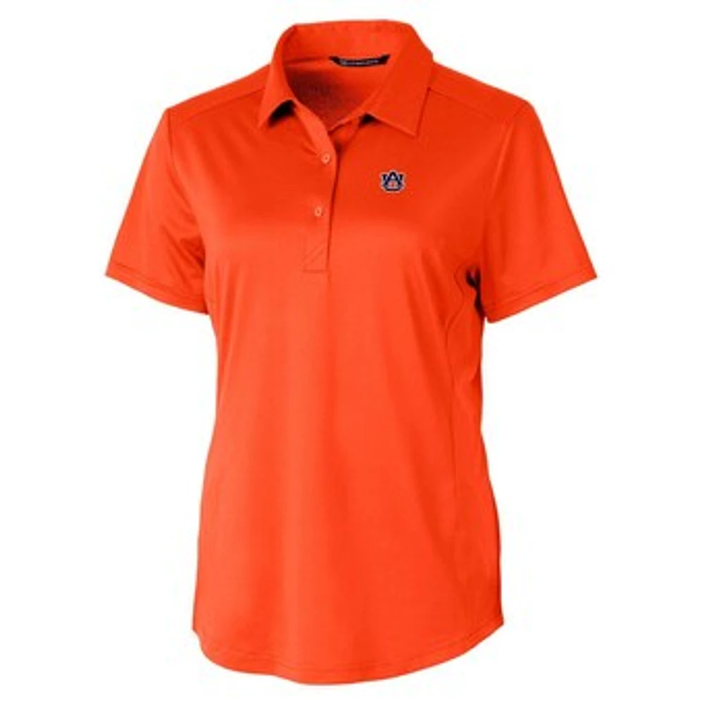 Women's Cutter & Buck Orange Auburn Tigers Prospect Polo