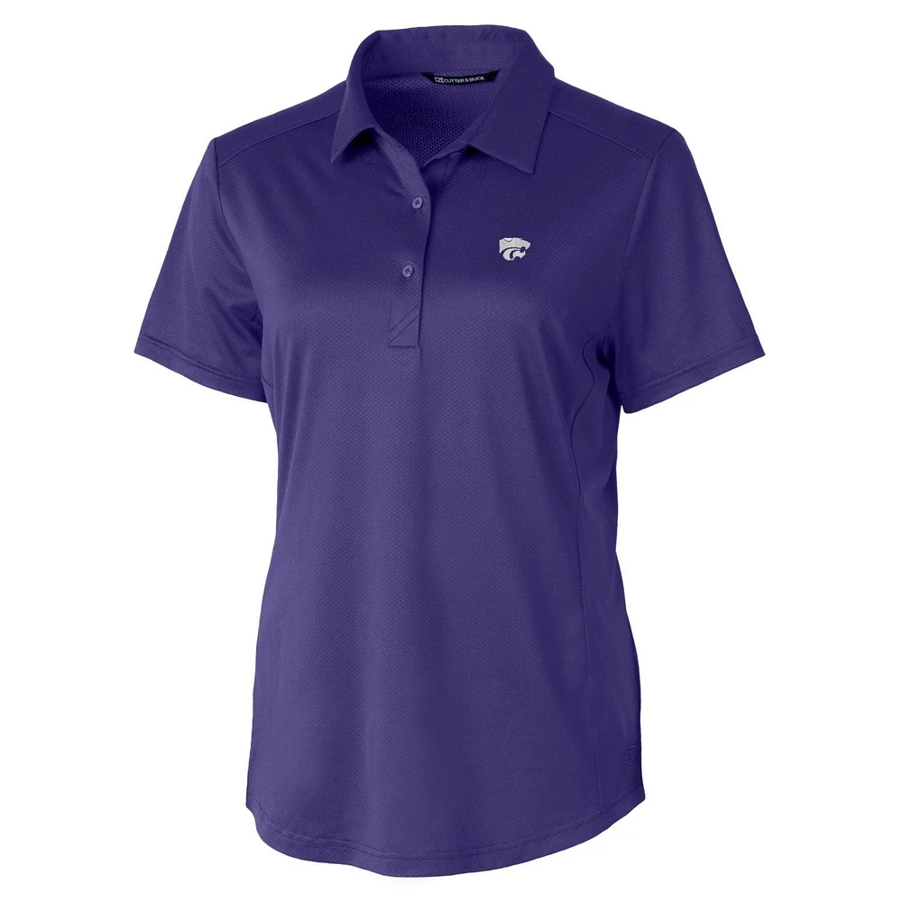 Women's Cutter & Buck Purple Kansas State Wildcats Prospect Polo