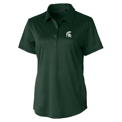 Women's Cutter & Buck Green Michigan State Spartans Prospect Polo