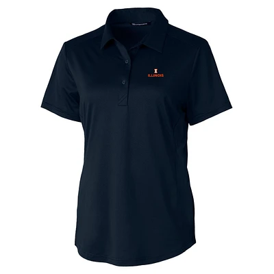 Women's Cutter & Buck Navy Illinois Fighting Illini Prospect Polo