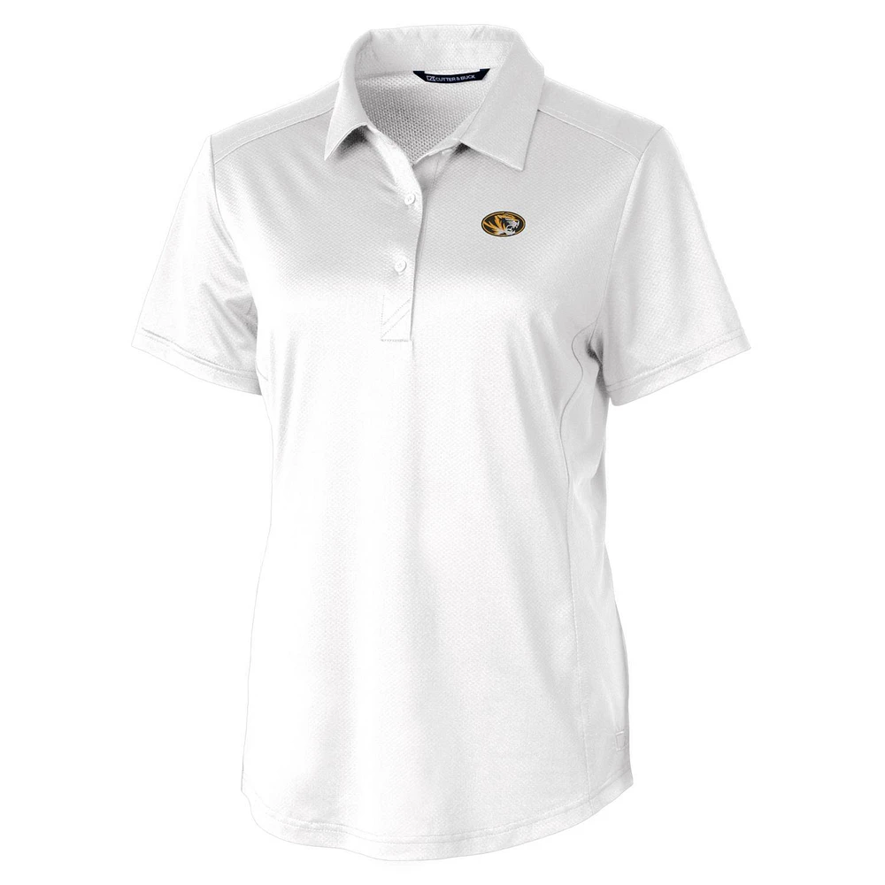 Women's Cutter & Buck White Missouri Tigers Prospect Polo