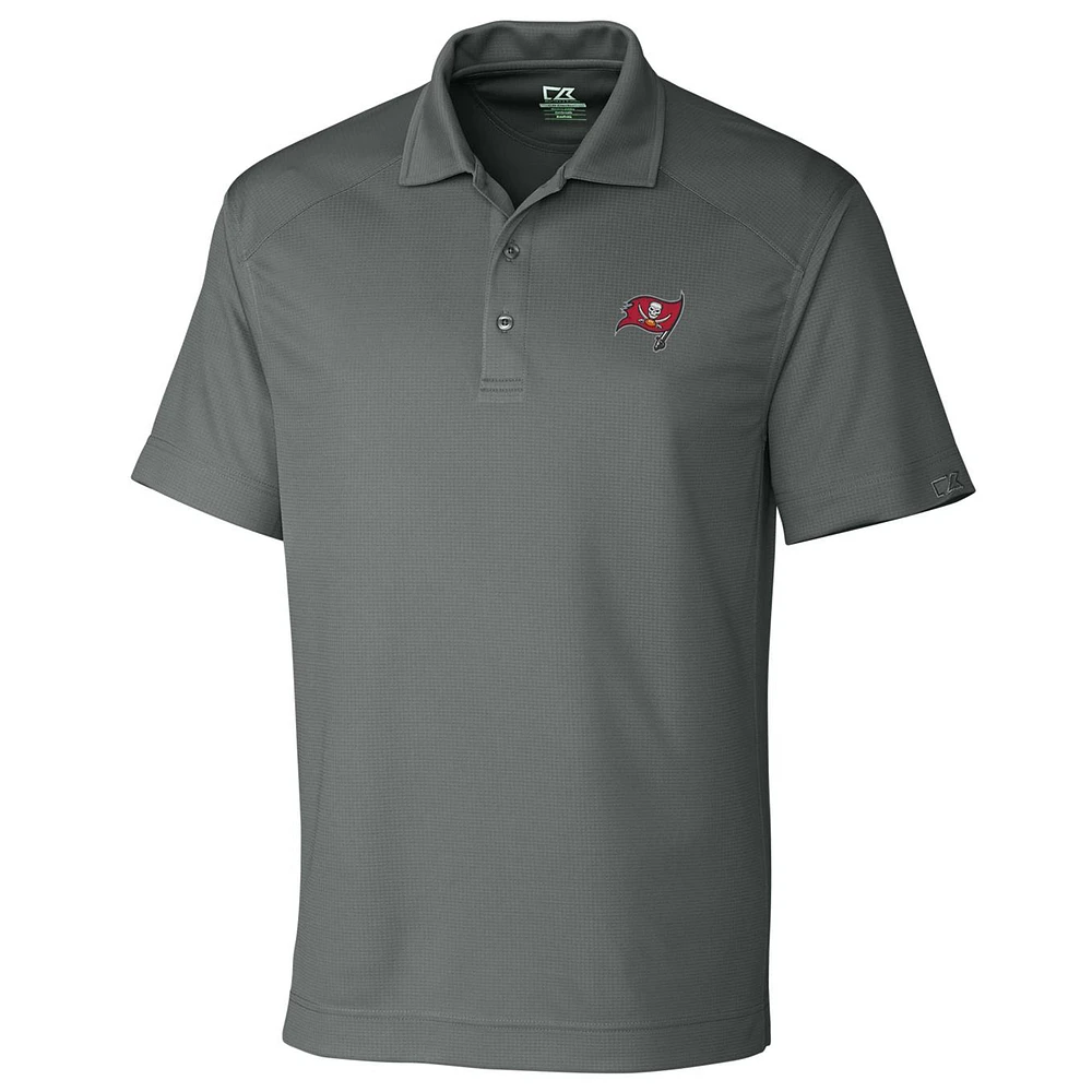 Men's Cutter & Buck Gray Tampa Bay Buccaneers Big & Tall DryTec Genre Polo