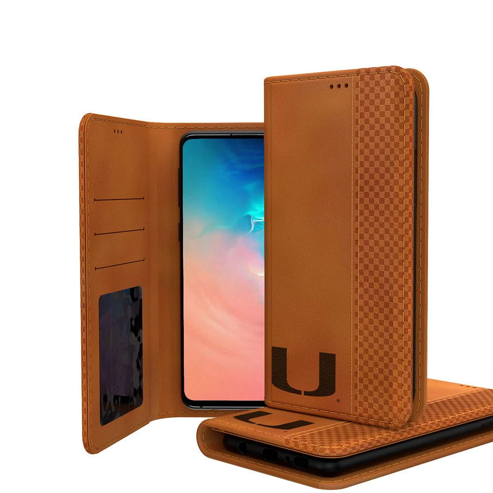 Miami Hurricanes Galaxy Burn Design Folio Case