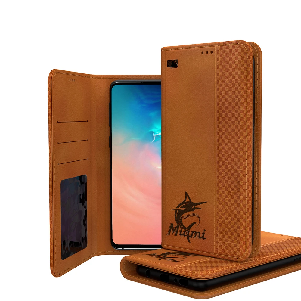 Miami Marlins Galaxy Burn Design Folio Case