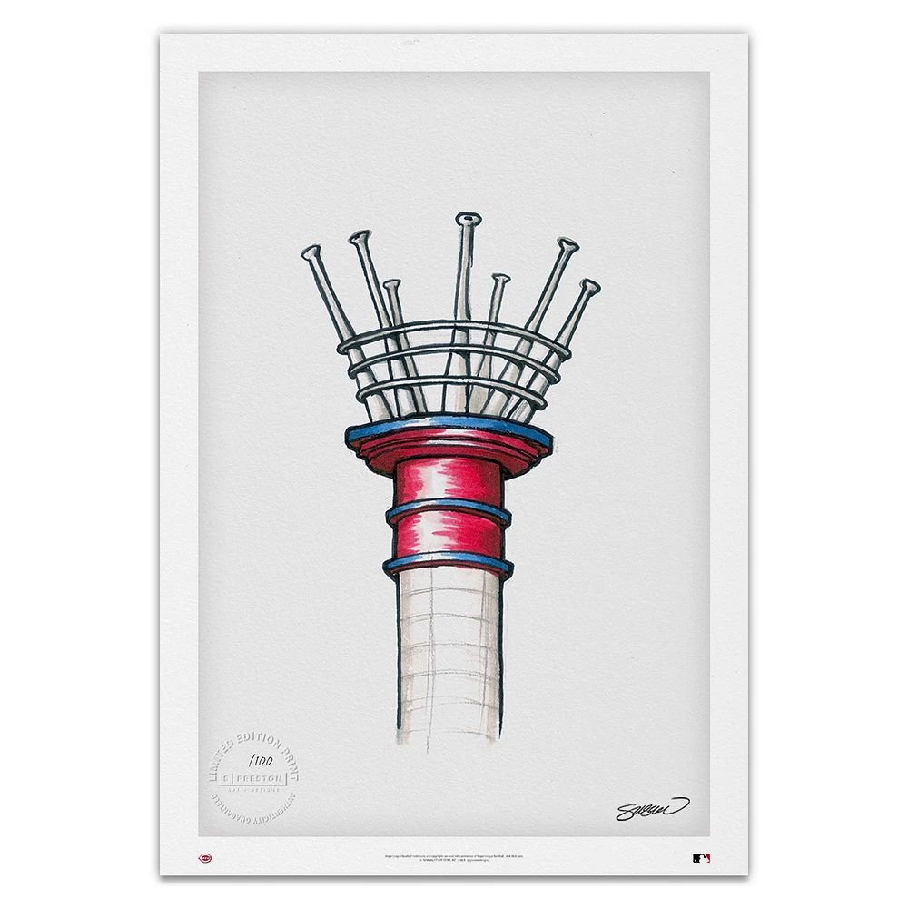 Cincinnati Reds 14'' x 20'' Great American Ball Park Limited Edition Fine Art Print