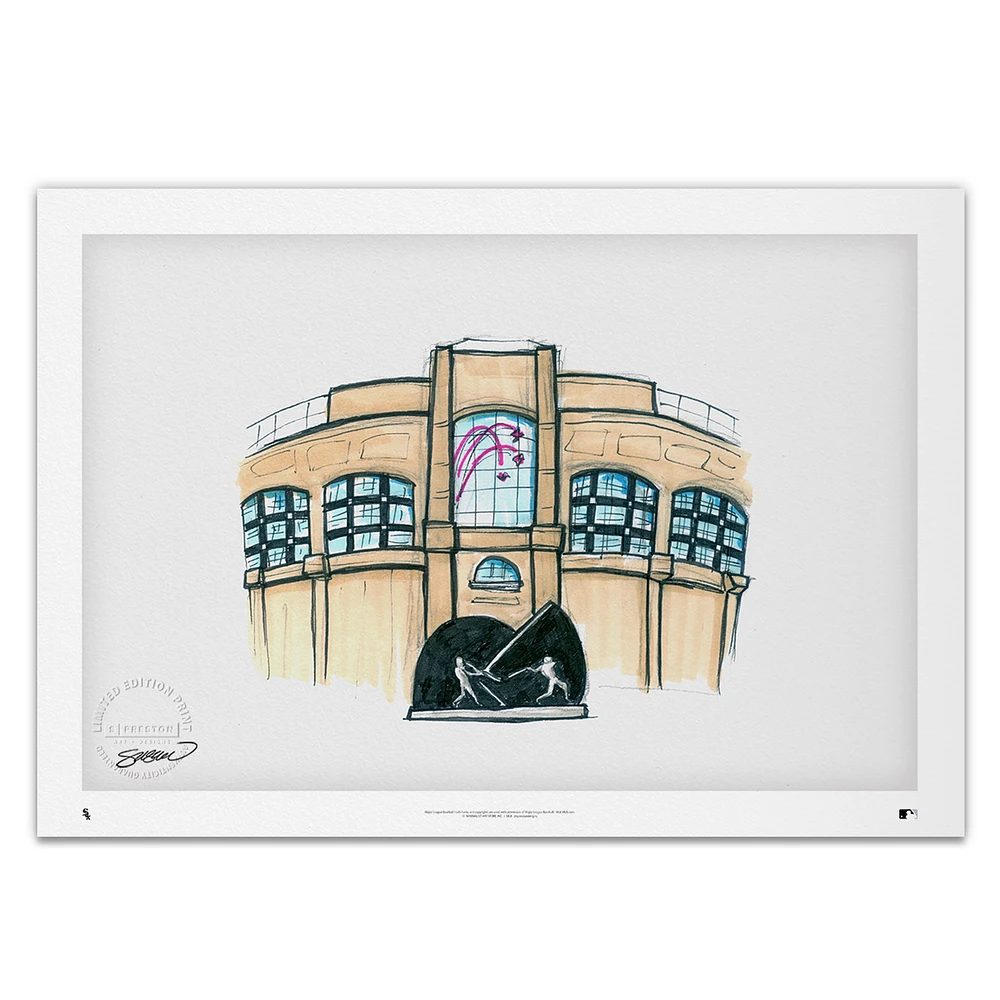 Chicago White Sox 20'' x 14'' Guaranteed Rate Field Limited Edition Fine Art Print