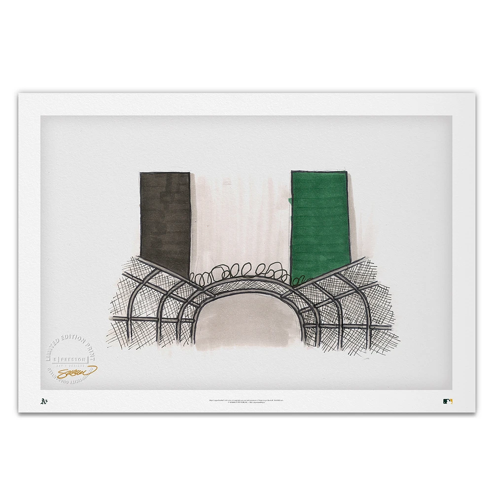 Athletics 20'' x 14'' Coliseum Limited Edition Fine Art Print