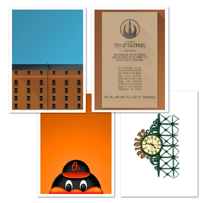 Baltimore Orioles 5'' x 7'' Postcard Set