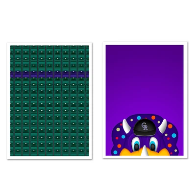 Colorado Rockies 5'' x 7'' Postcard Set