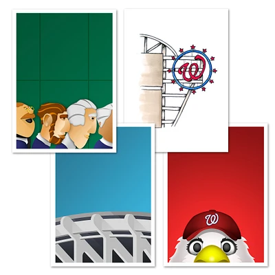 Washington Nationals 5'' x 7'' Postcard Set