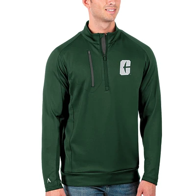 Men's Antigua /Charcoal Charlotte 49ers Generation Half-Zip Pullover Jacket