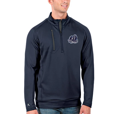 Men's Antigua Navy/Charcoal Old Dominion Monarchs Generation Half-Zip Pullover Jacket