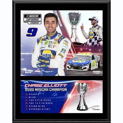 Chase Elliott 12" x 15" 2020 NASCAR Cup Series Champion Sublimated Plaque