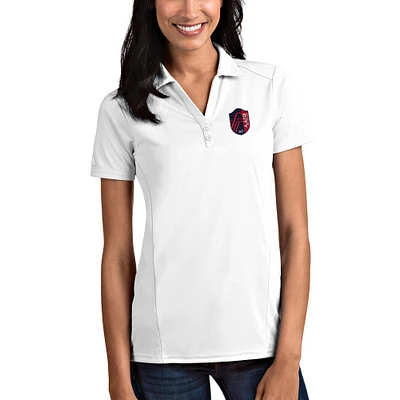Women's Antigua White St. Louis City SC Tribute Polo