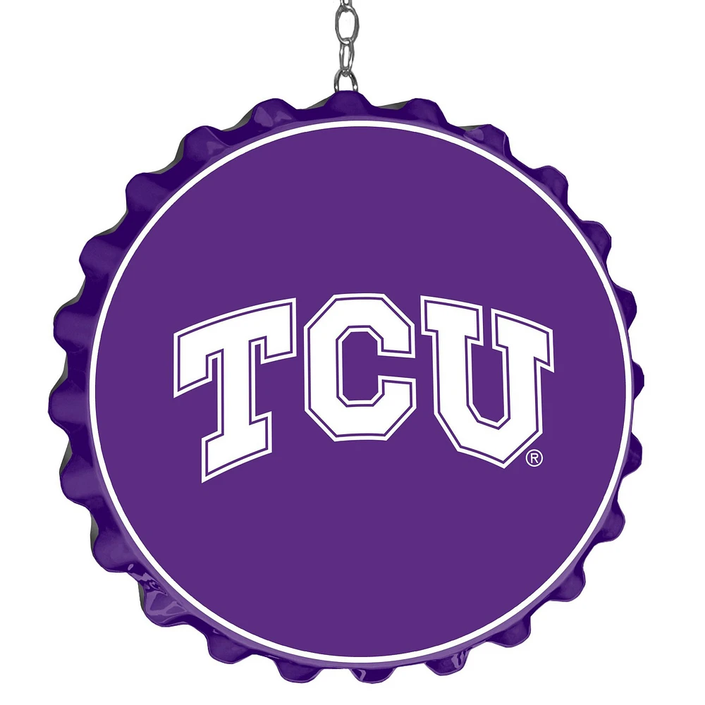 TCU Horned Frogs 19" Bottle Cap Wall Art Dangler