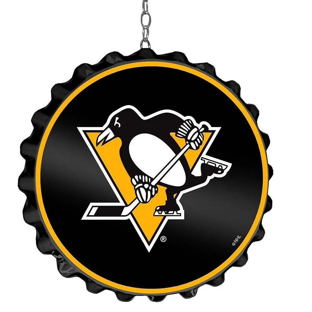 Pittsburgh Penguins 19" Bottle Cap Wall Art Dangler