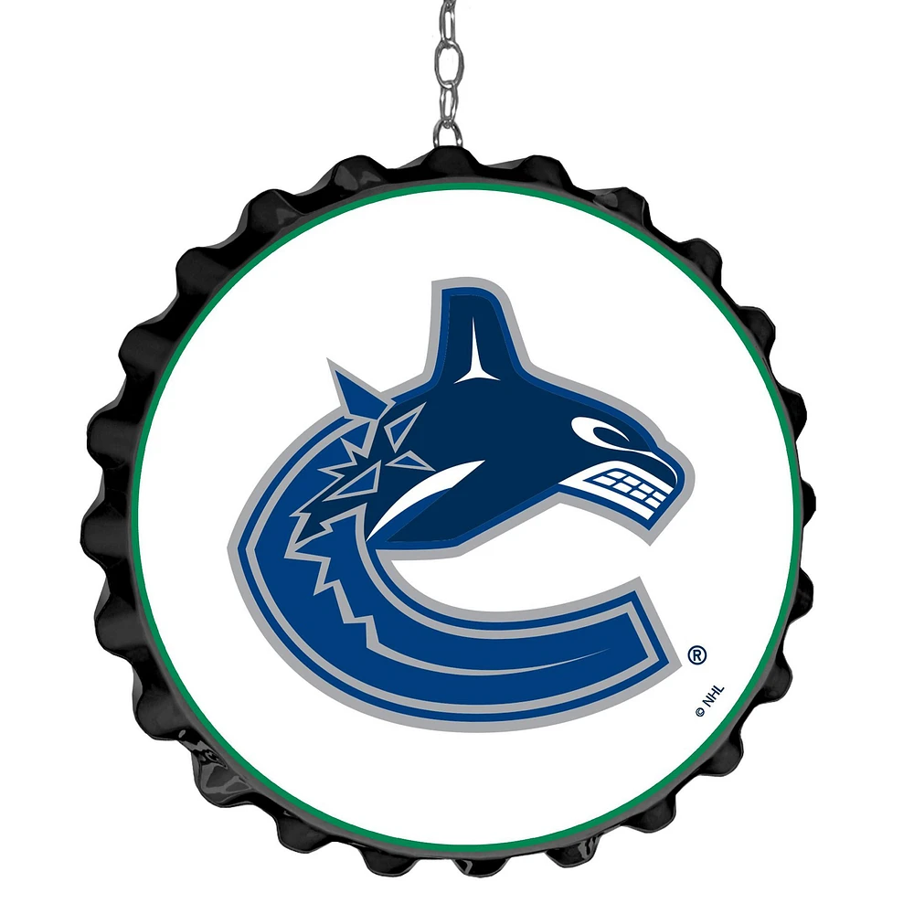 Vancouver Canucks 19" Bottle Cap Wall Art Dangler