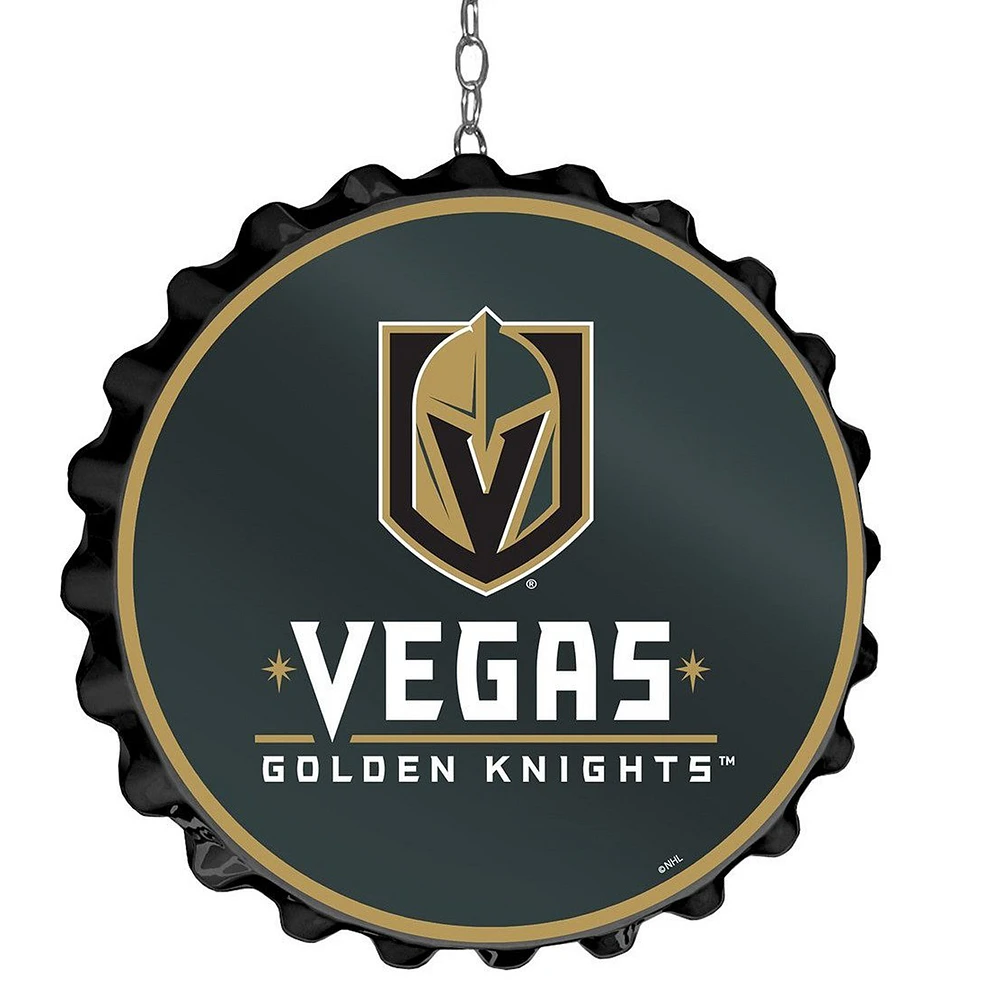 Vegas Golden Knights 19" Bottle Cap Wall Art Dangler