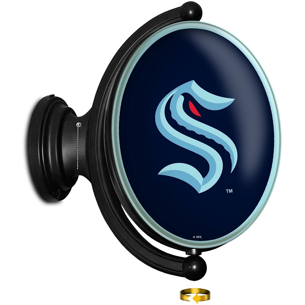 Seattle Kraken 23'' x 21'' Illuminated Rotating Wall Sign