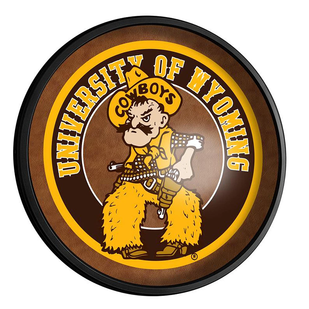 Wyoming Cowboys 18'' x 18'' Mascot Slimline Illuminated Wall Sign
