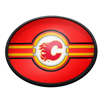 Calgary Flames 18'' x 14'' Team Color Slimline Illuminated Wall Sign