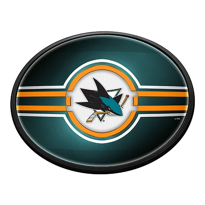 San Jose Sharks 18'' x 14'' Team Color Slimline Illuminated Wall Sign