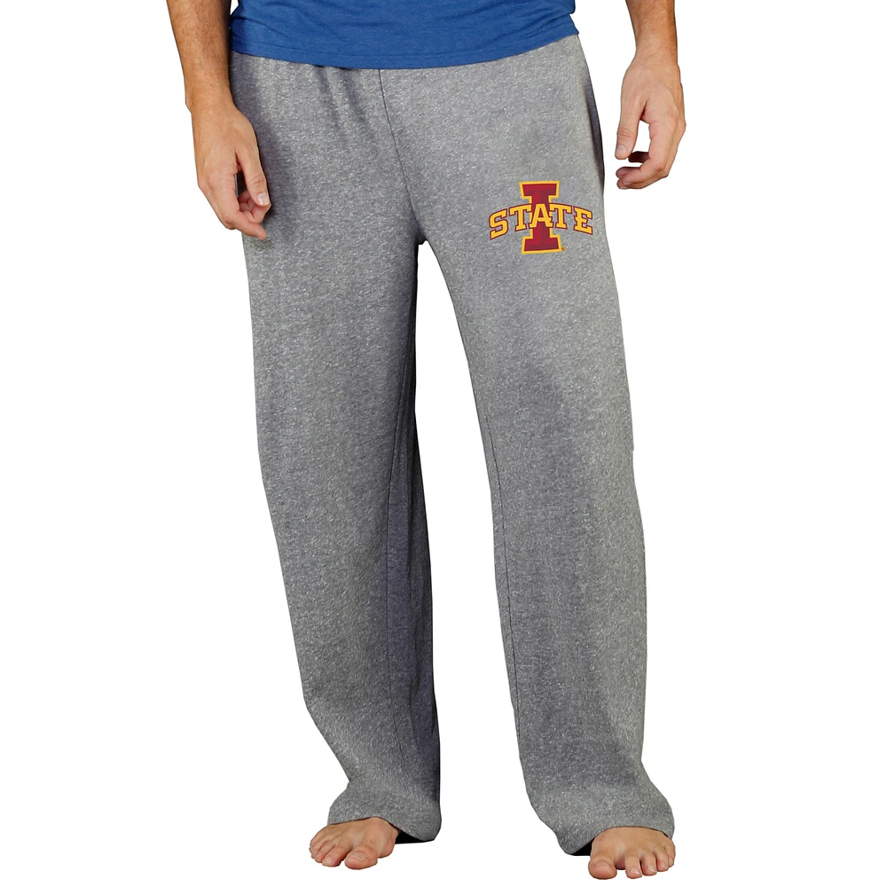 Men's Concepts Sport Gray Iowa State Cyclones Mainstream Terry Pants