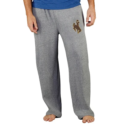 Men's Concepts Sport Gray Wyoming Cowboys Mainstream Terry Pants