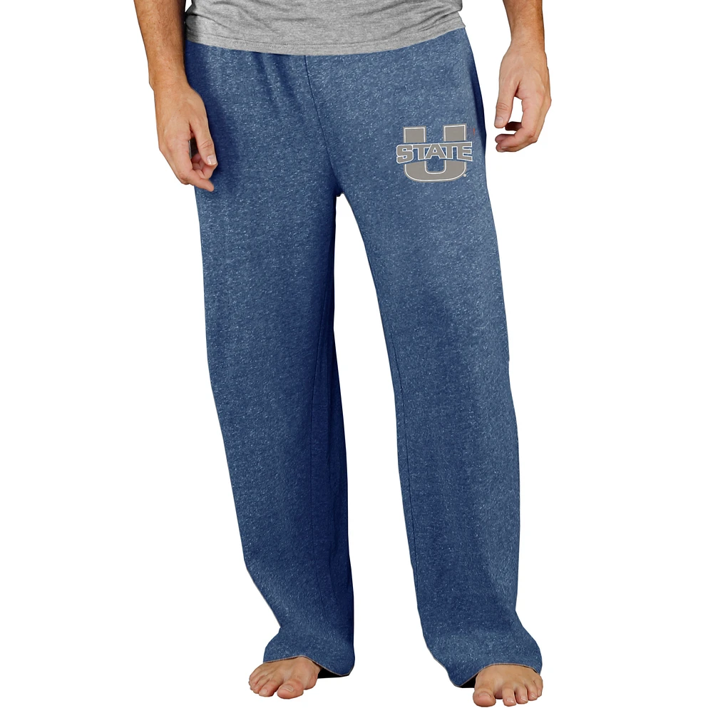 Men's Concepts Sport Navy Utah State Aggies Mainstream Terry Pants