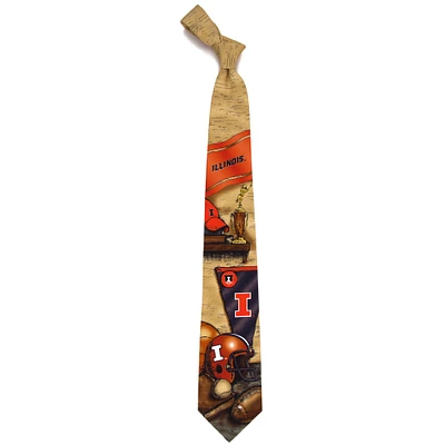 Men's Illinois Fighting Illini Nostalgia Tie