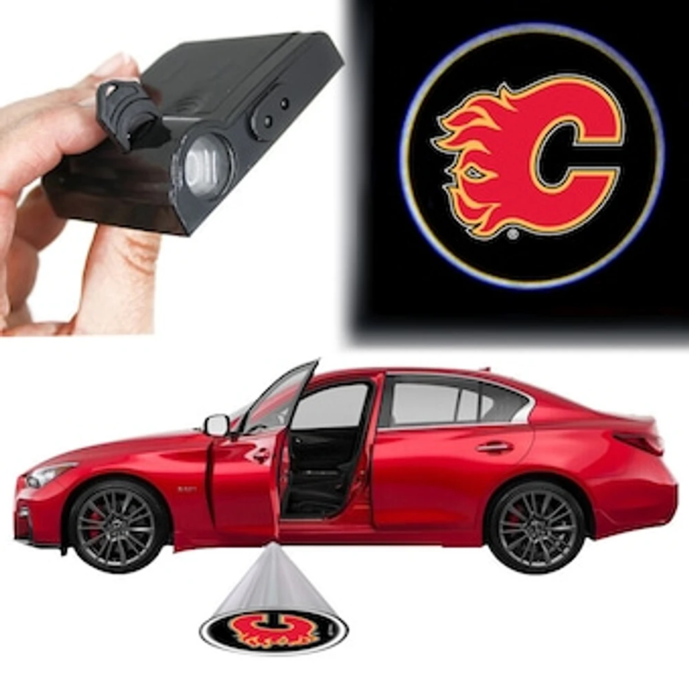 Calgary Flames Car Door Light