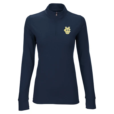 Women's Navy UC Irvine Anteaters Vansport Zen Quarter-Zip Pullover Jacket