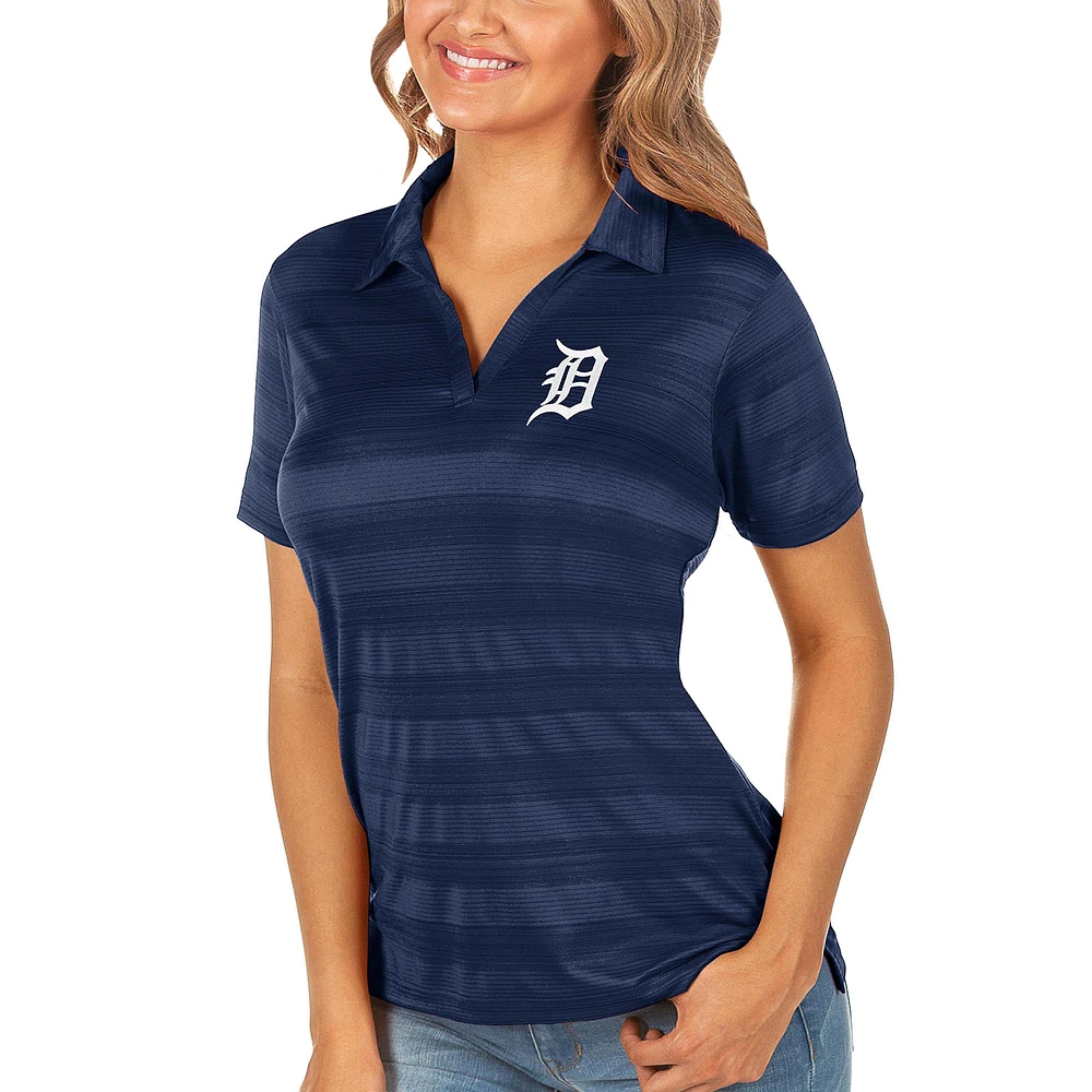 Women's Antigua Navy Detroit Tigers Compass Polo
