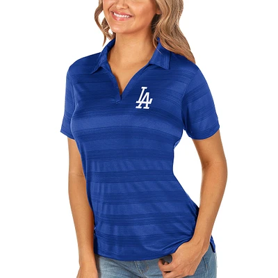 Women's Antigua Royal Los Angeles Dodgers Compass Polo