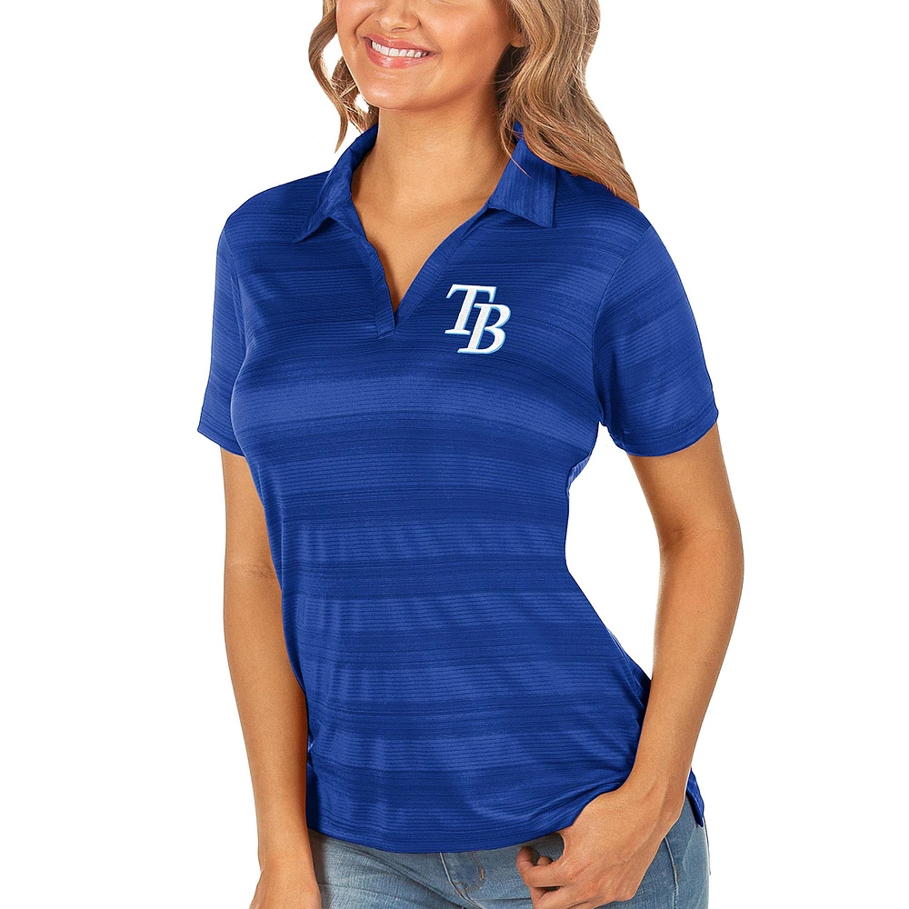 Women's Antigua Royal Tampa Bay Rays Compass Polo